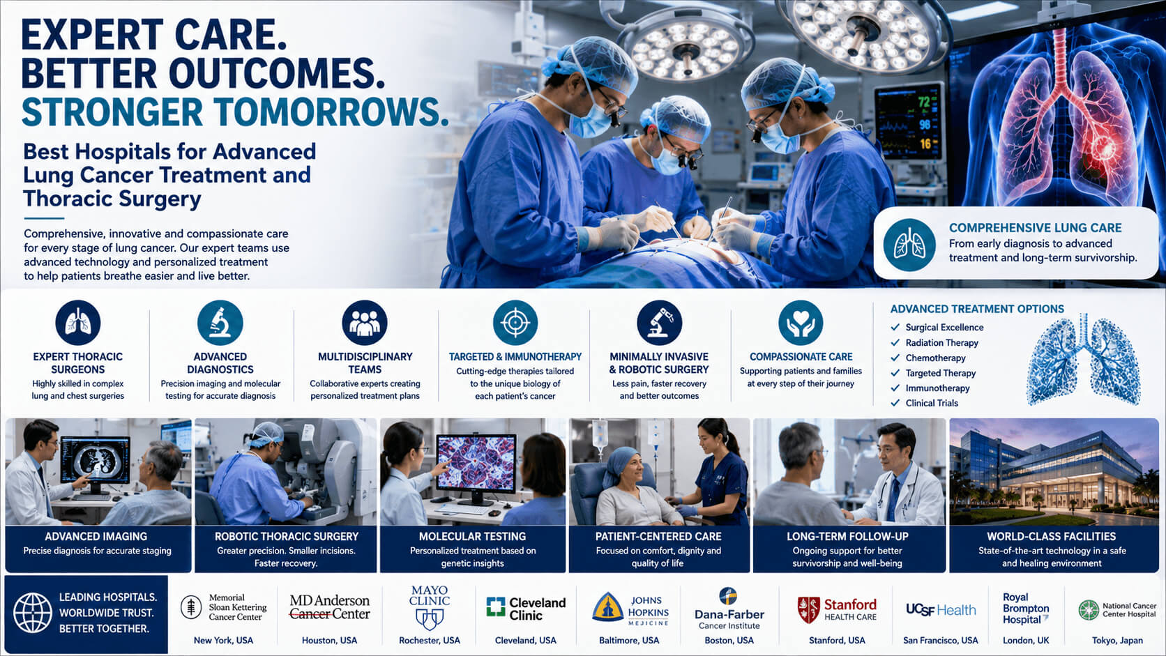 Best Hospitals for Advanced Lung Cancer Treatment and Thoracic Surgery